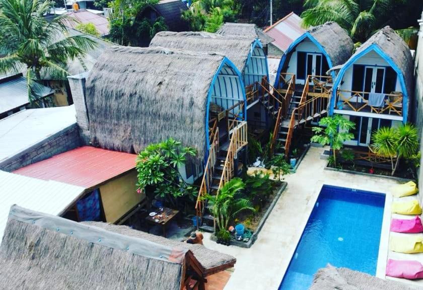 Tropical House Bungalows غيلي تراوانغان المظهر الخارجي الصورة